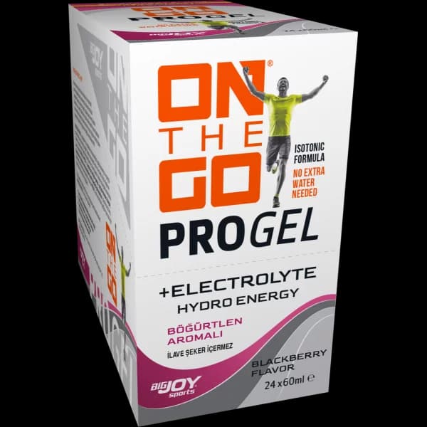 پرو ژل انرژی زا و معدنی PROGEL ON THE GO طعم توت سیاه – بسته 24 عددی