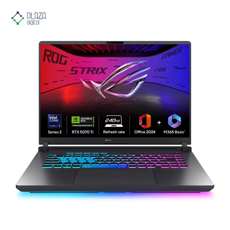 لپ تاپ ایسوس مدل ROG Strix G16 G615LR – Ultra 9 275HX 32GB 1TB RTX5070 Ti 12GB — تصویر ۹