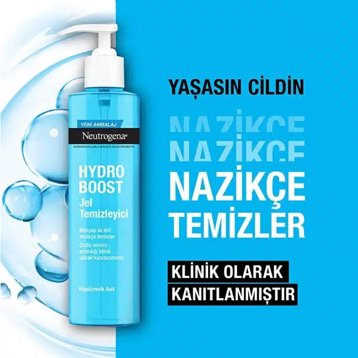ژل شست و شوی صورت نوتروژینا مدل Hydro Boost | حجم 200 میل — تصویر ۴