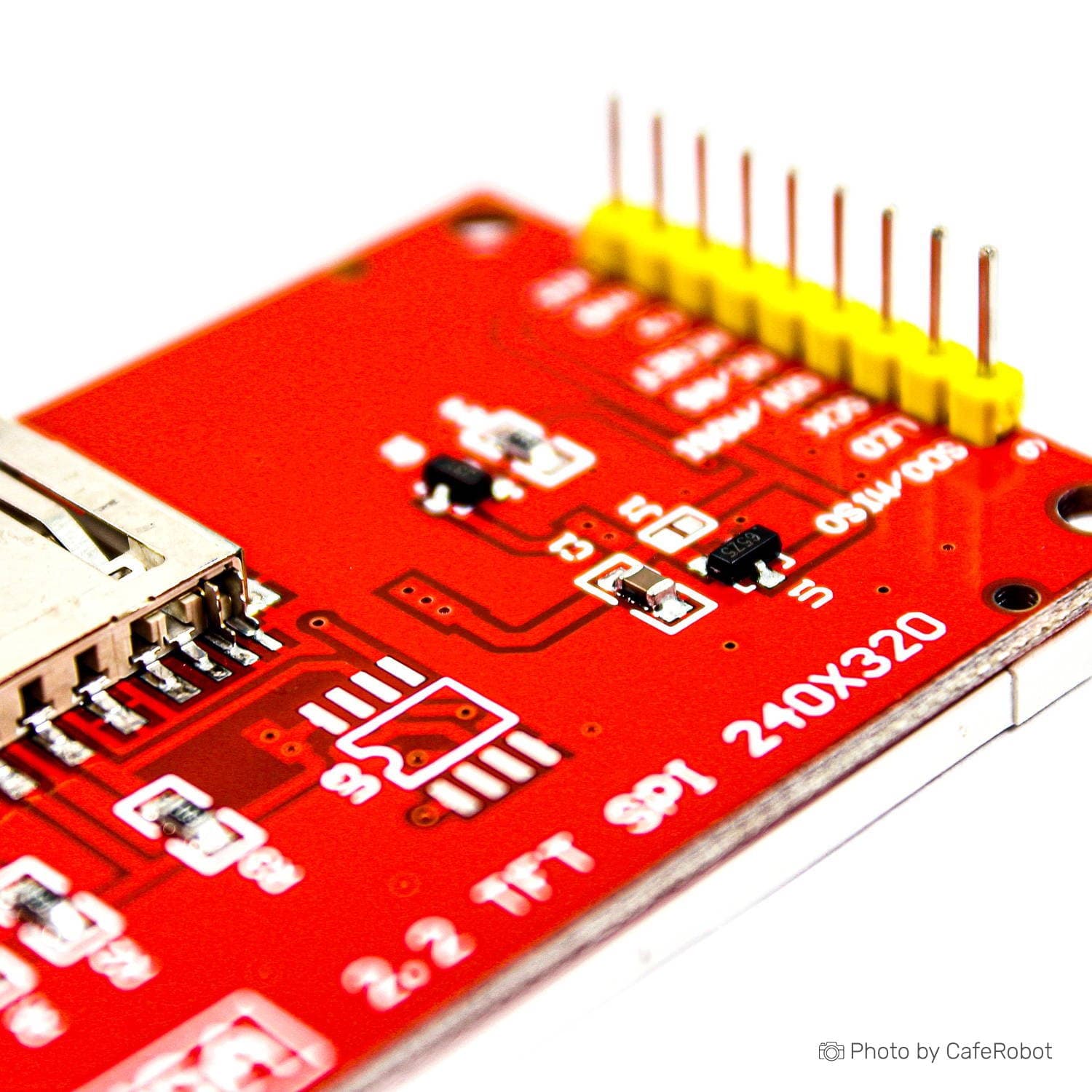 ماژول نمایشگر 2.2 اینچ TFT تمام رنگ دارای ارتباط SPI — تصویر ۵