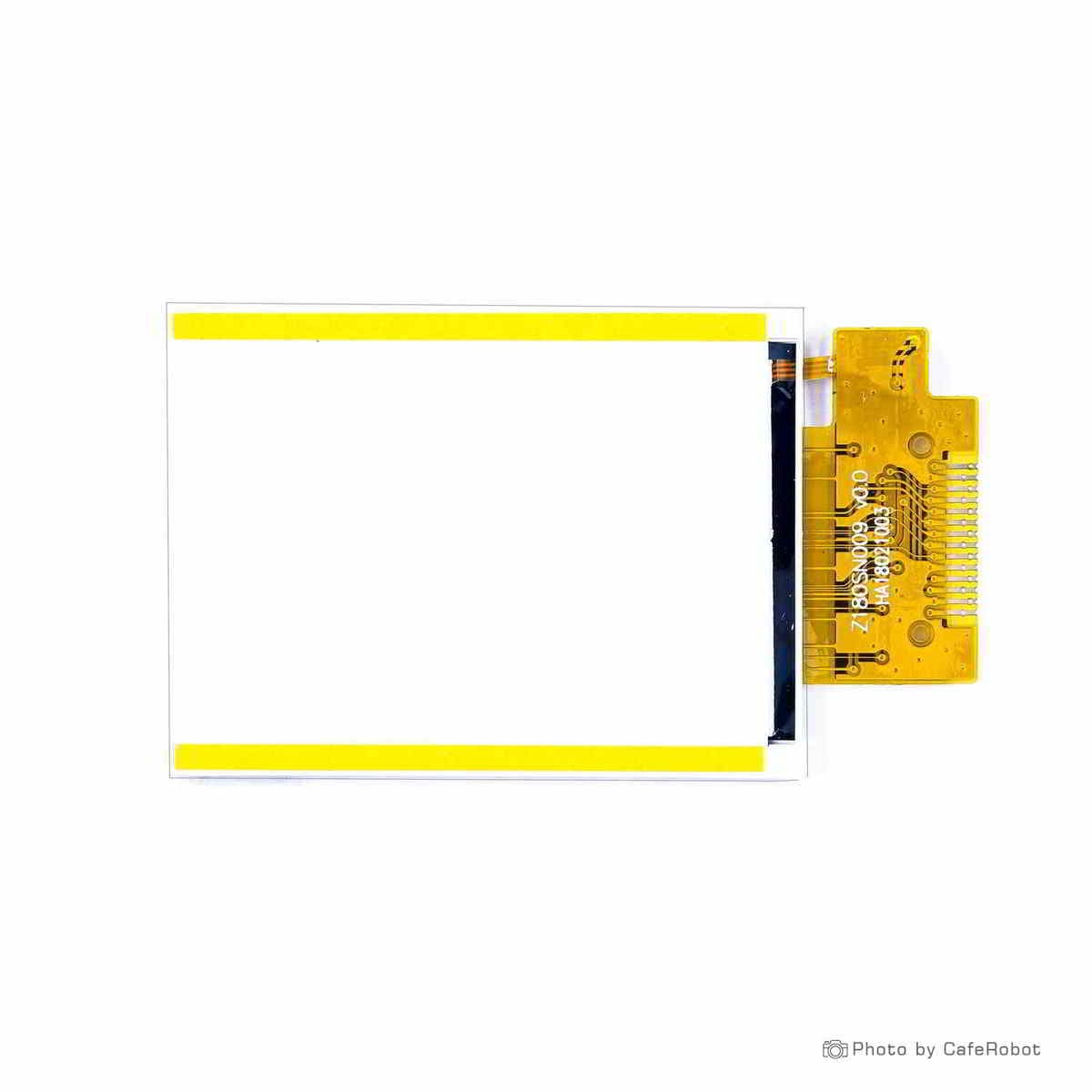 نمایشگر TFT تمام رنگ 1.8 اینچ دارای ارتباط SPI و چیپ درایور ST7735 با کابل فلت 14 پین — تصویر ۳
