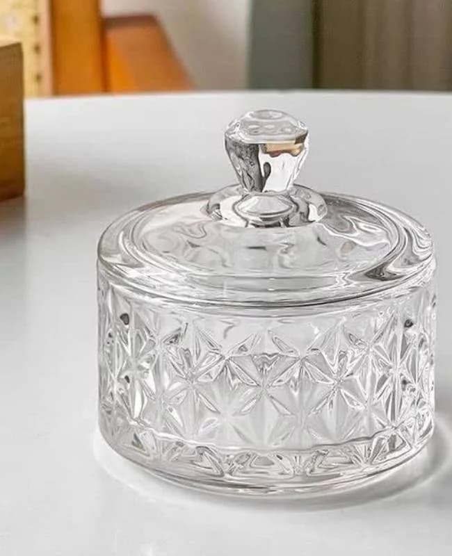 قندان جفتی بلور وارداتی کد vt2992 — تصویر ۲