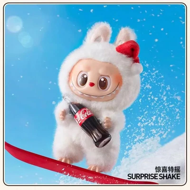 عروسک لبوبو اورجینال سوپرایزی labubu pop mart سری قوطی کوکا کولا — تصویر ۷