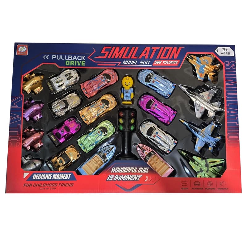 کیت 22 تکه ماشین بازی مدل SIMLILATION کد 399-869D — تصویر ۲
