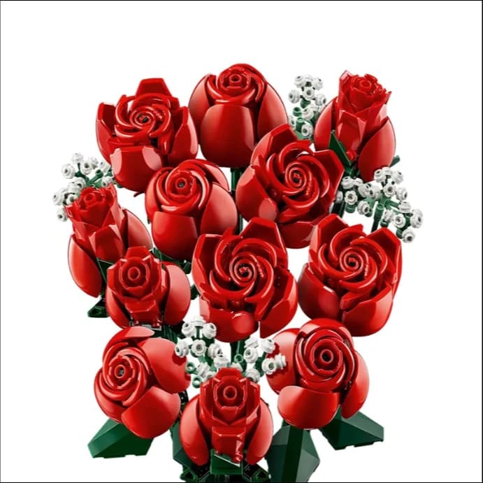 لگوی دسته گل رز مدل Bouquet Of Roses کد 1328 – 822 تکه
