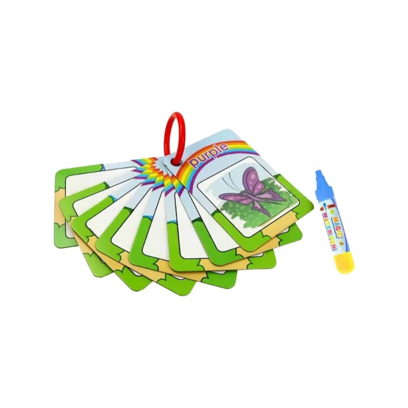 بازی آموزشی انگلیسی مدل فلش کارت حیوانات طرح Water Magic کد WM693 — تصویر ۳
