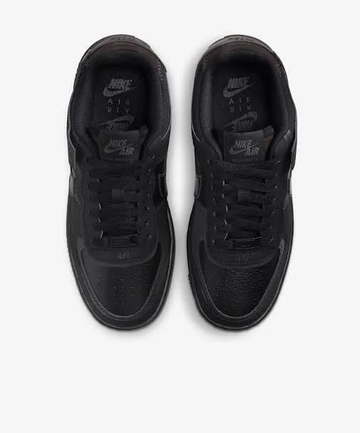 کتونی نایک ایر فورس 1 شادو مشکی (Nike Air Force 1 Shadow Triple Black ) مردانه — تصویر ۵