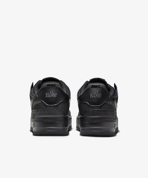کتونی نایک ایر فورس 1 شادو مشکی (Nike Air Force 1 Shadow Triple Black ) مردانه — تصویر ۴