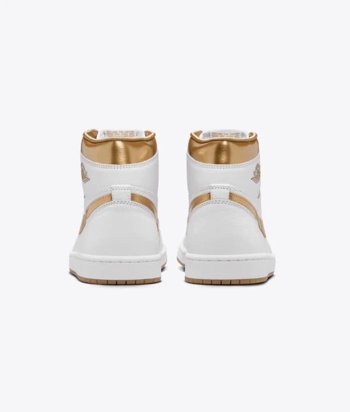 کفش نایکی Air Jordan 1 High OG سفید طلایی مدل | — تصویر ۳