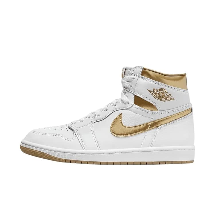 کفش نایکی Air Jordan 1 High OG سفید طلایی مدل |