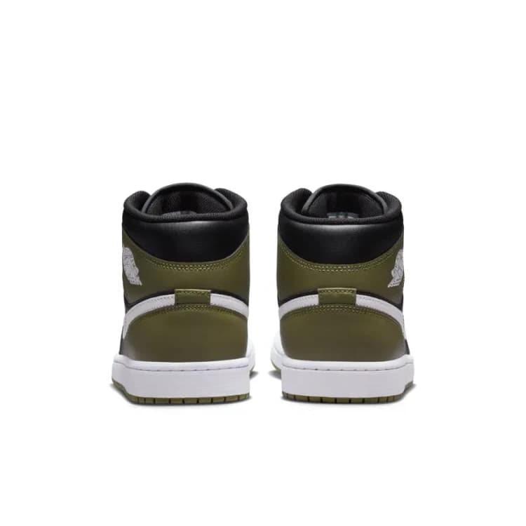 کفش نایکی Air Jordan 1 Mid SE | سبز زیتونی مشکی سفید چرک — تصویر ۸