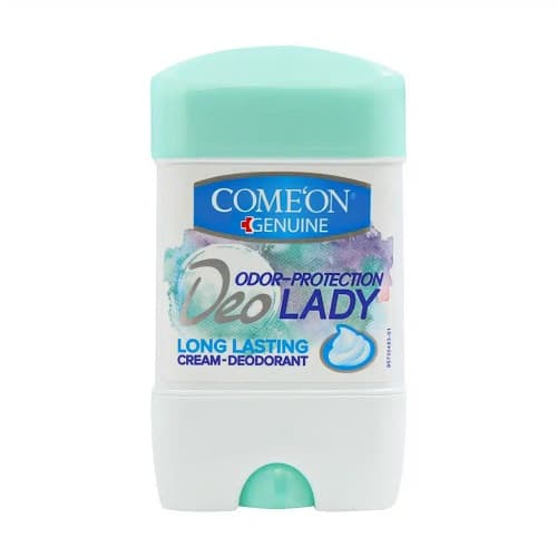 کرم دئودورانت خنک کننده زنانه مدل Deo LADY (سبز) حجم ۷۵ میل برند کامان