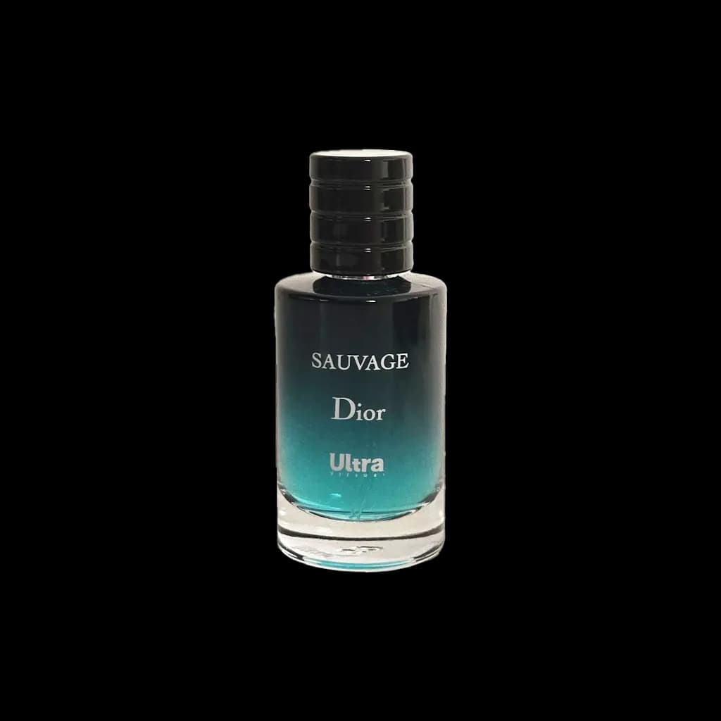 پرفیوم مردانه اولترا ویرچوآل Ultra مدل ساواج دیور Sauvage Dior حجم 30 میلی لیتر طرح مارک