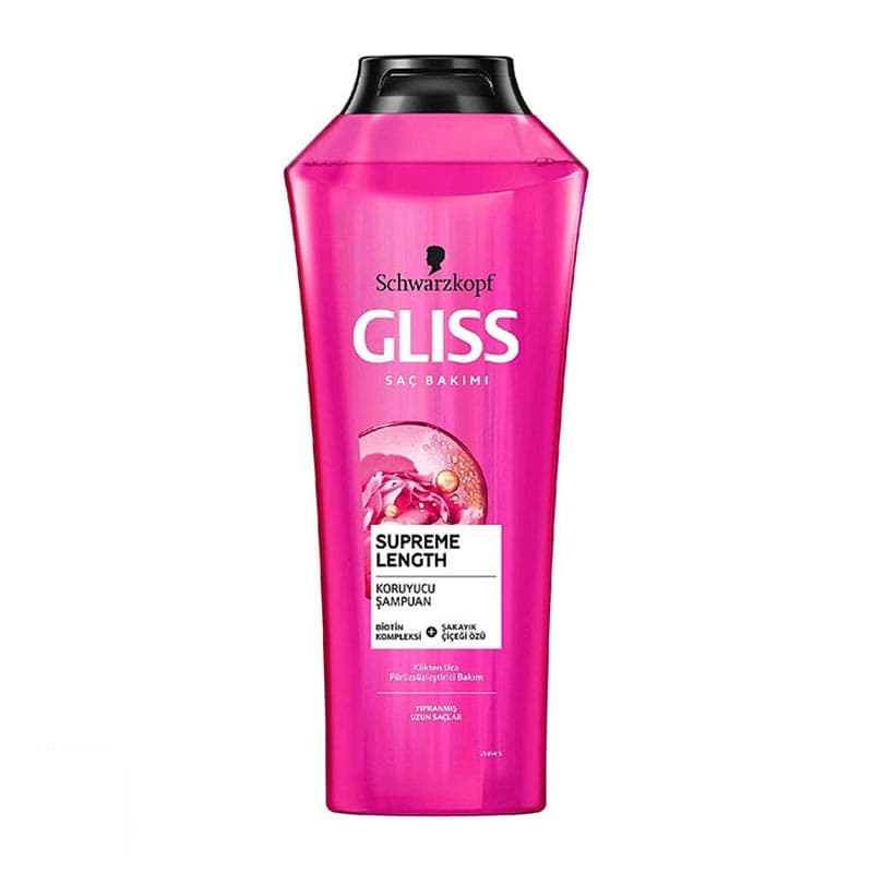 شامپو تقویت کننده رشد مو گلیس supreme length
