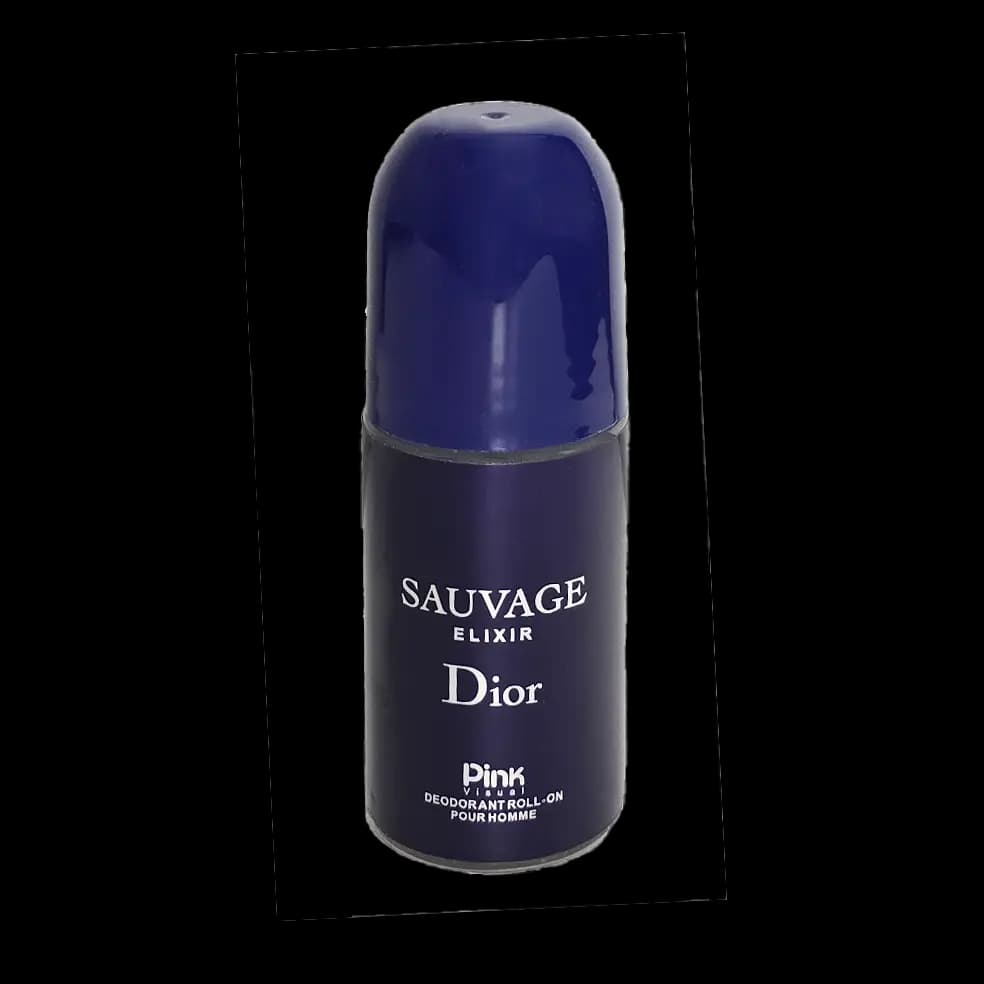 مام رول ضد تعریق مردانه پینک ویژوآل مدل Dior Sauvage Elixir حجم 60 میلی لیتر