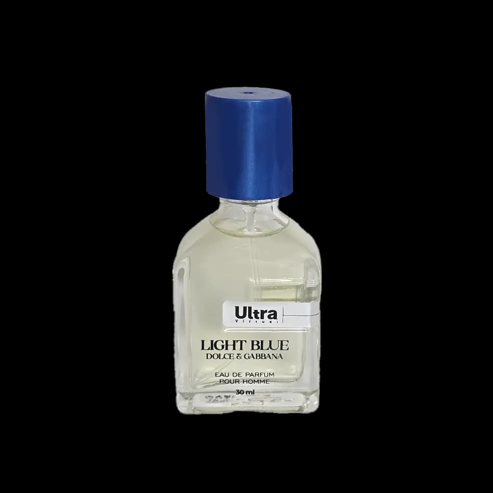 پرفیوم مردانه اولترا ویرچوآل مدل Dolce Gabbana Light Blue حجم 30 میلی لیتر طرح مگاماره