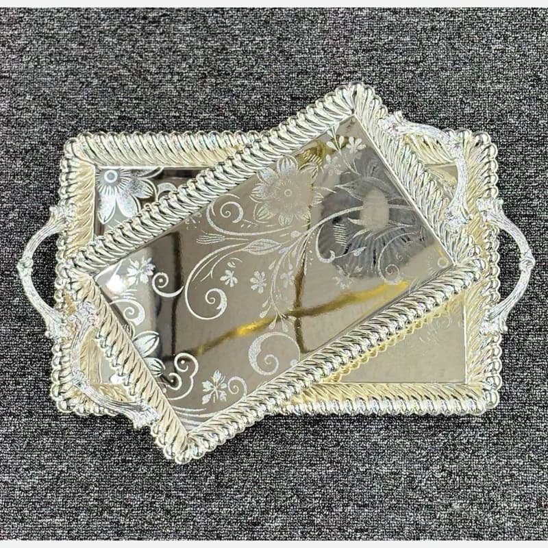 سینی جفتی مستطیل سیلور 1782