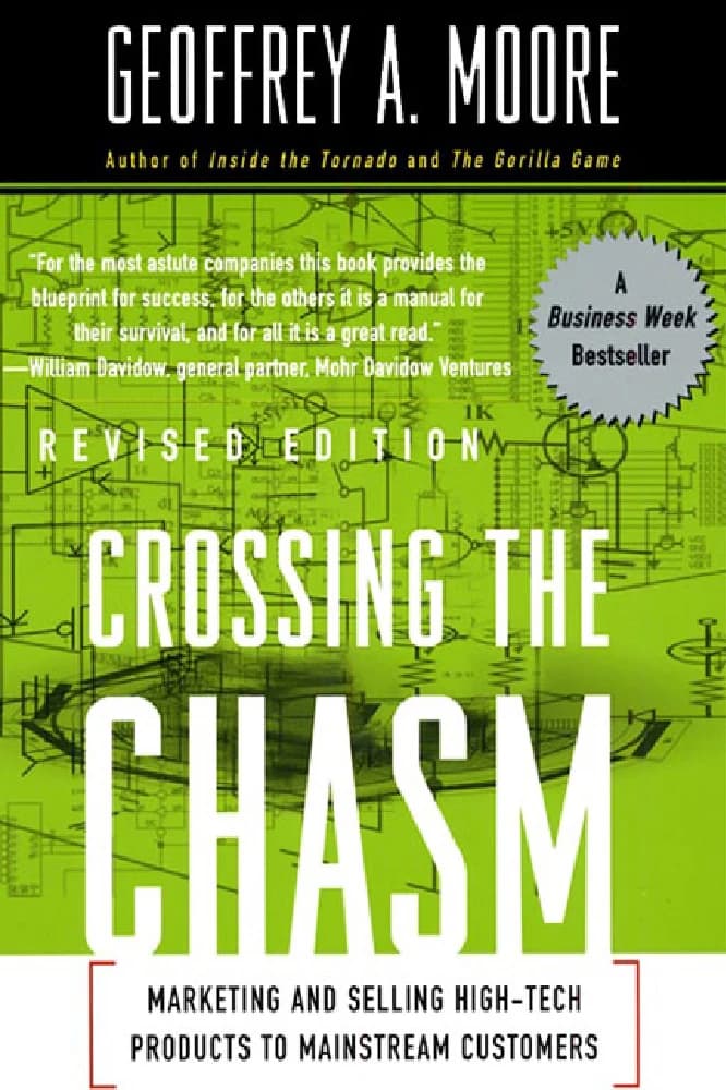 کتاب Crossing the Chasm: Marketing and Selling High-Tech (عبور از شکاف: بازاریابی و فروش محصولات فناوری پیشرفته…) نسخه انگلیسی PDF | جفری ای. مور