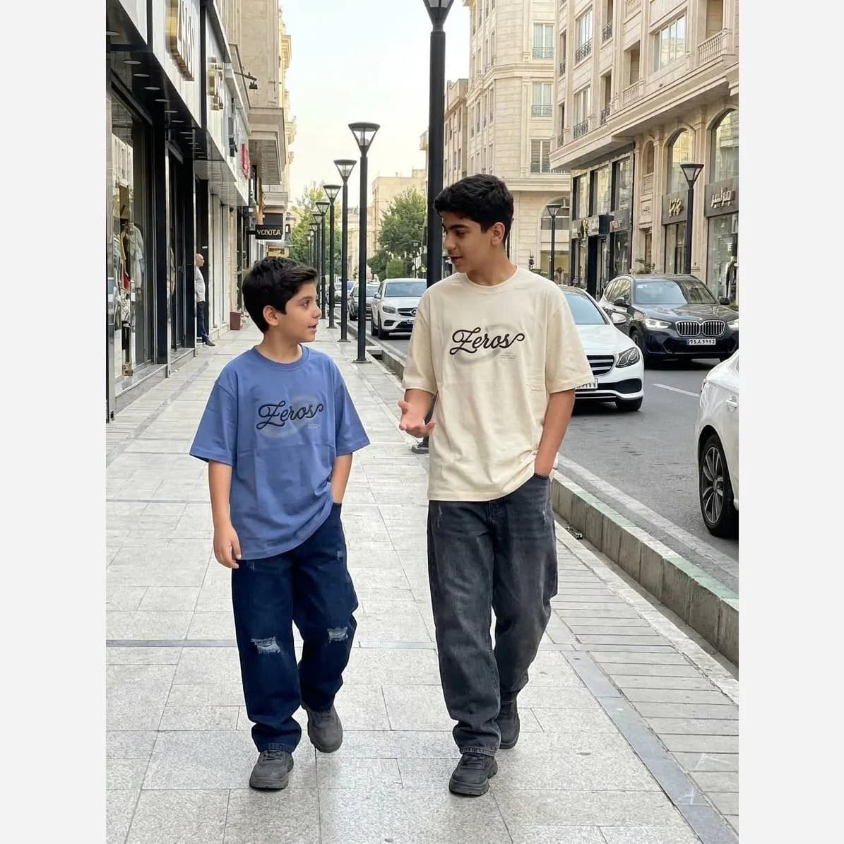 تیشرت پسرانه گلدوزی شده جنس ماکان سایز 45 تا 65 — تصویر ۵