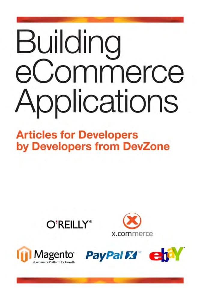 کتاب Building eCommerce Applications (ساخت برنامه‌های کاربردی تجارت الکترونیک) نسخه انگلیسی PDF