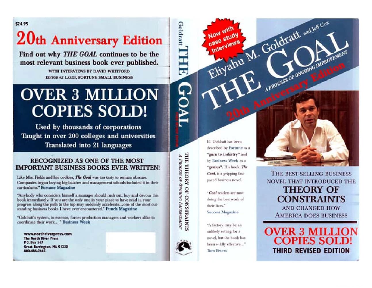 کتاب The Goal (هدف: فرایندی برای بهبود مستمر) نسخه انگلیسی PDF | الیاهو ام. گلدرت و جف کاکس