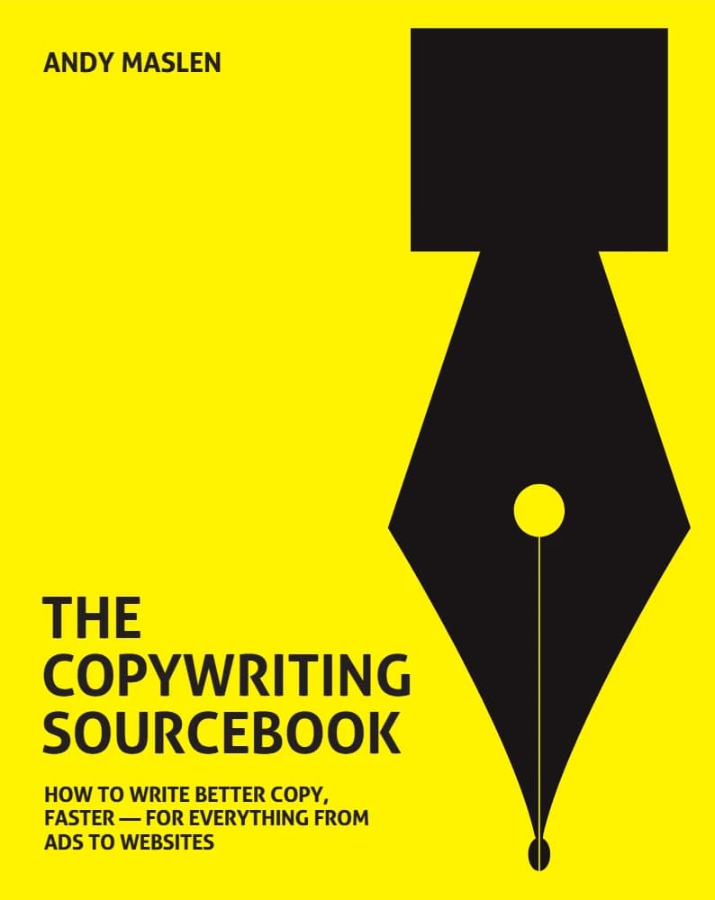 کتاب The Copywriting Sourcebook (منبع کپی‌رایتینگ) نسخه انگلیسی PDF | اندی مَسْلِن