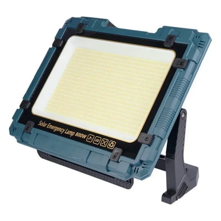 چراغ پروژکتور شارژی خورشیدی 800 وات مدل W8109-3 — تصویر ۲