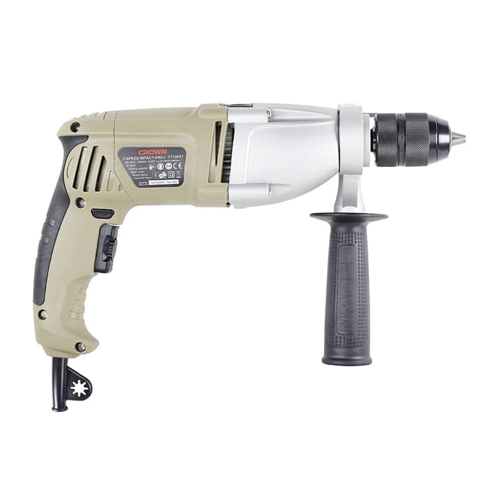دریل چکشی گیربکسی کرون 810 وات مدل CT10067 — تصویر ۳