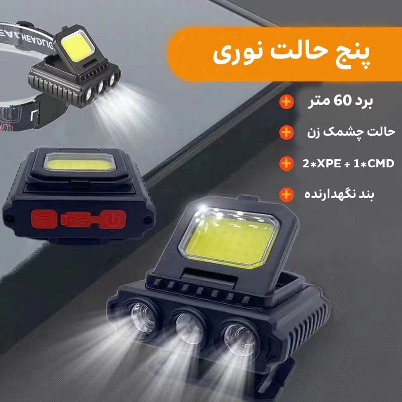 چراغ پیشانی مدل Y-801S — تصویر ۵