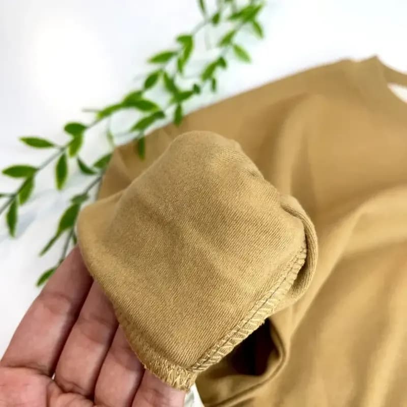 کراپ دخترانه آستین فینگردار کیمونو لش دورس دو نخ چهارفصل مناسب 3 تا 7 سال — تصویر ۳