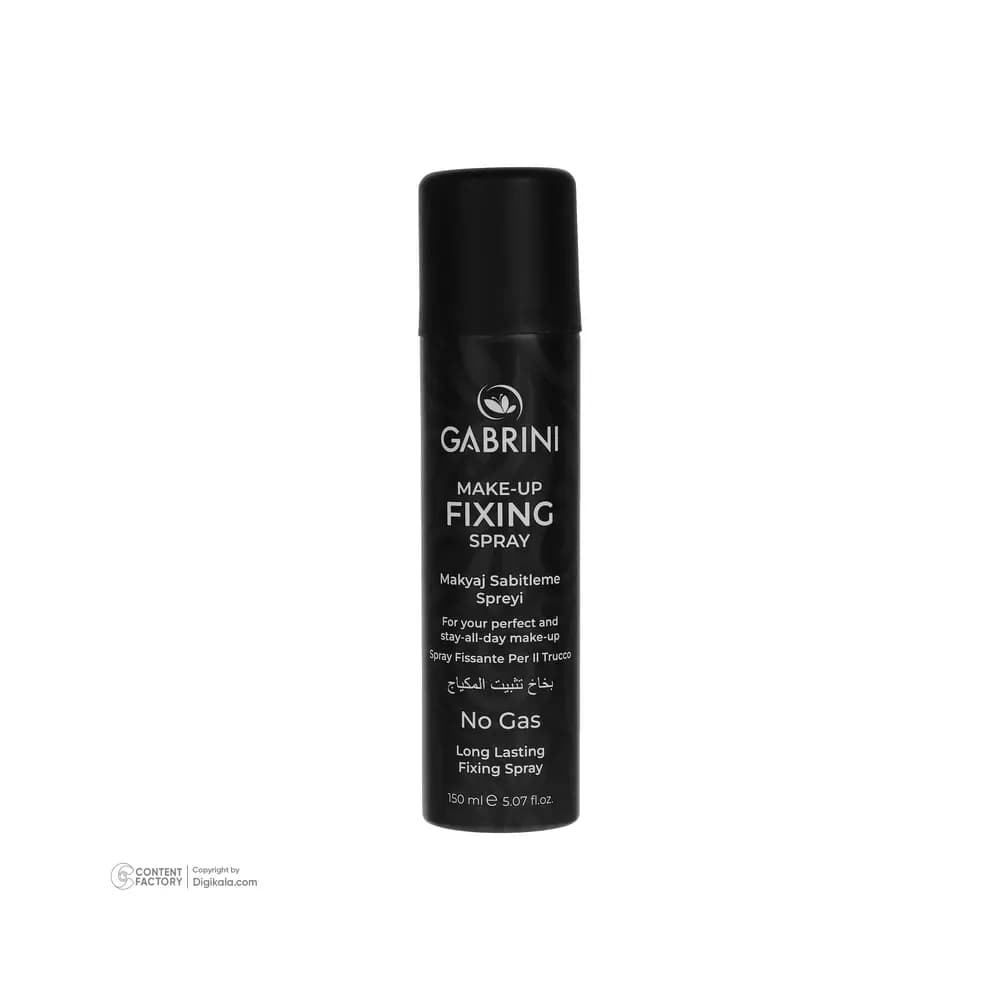 اسپری تثبیت‌کننده آرایش صورت گابرینی مدل Makeup حجم 150 میلی لیتر — تصویر ۴