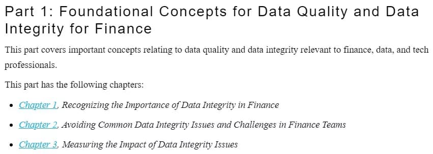 کتاب Managing Data Integrity for Finance — تصویر ۲