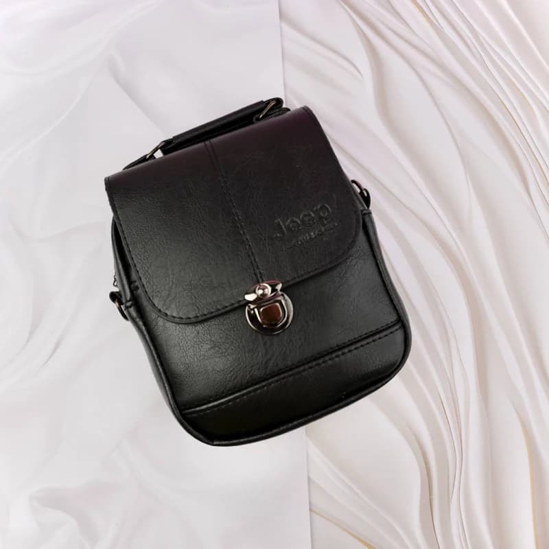 کیف دوشی قفلی کوچک مردانه 10-310 — تصویر ۳