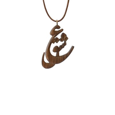 گردنبند چوبی عشق