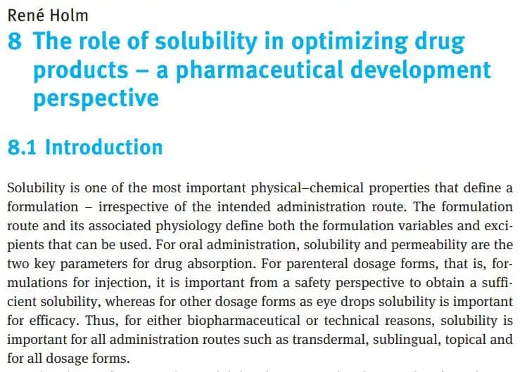 کتاب Solubility in Pharmaceutical Chemistry — تصویر ۳