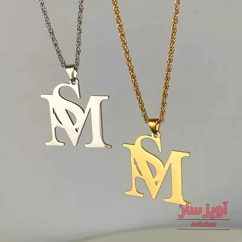 گردنبند حروف Mو S کد 102177