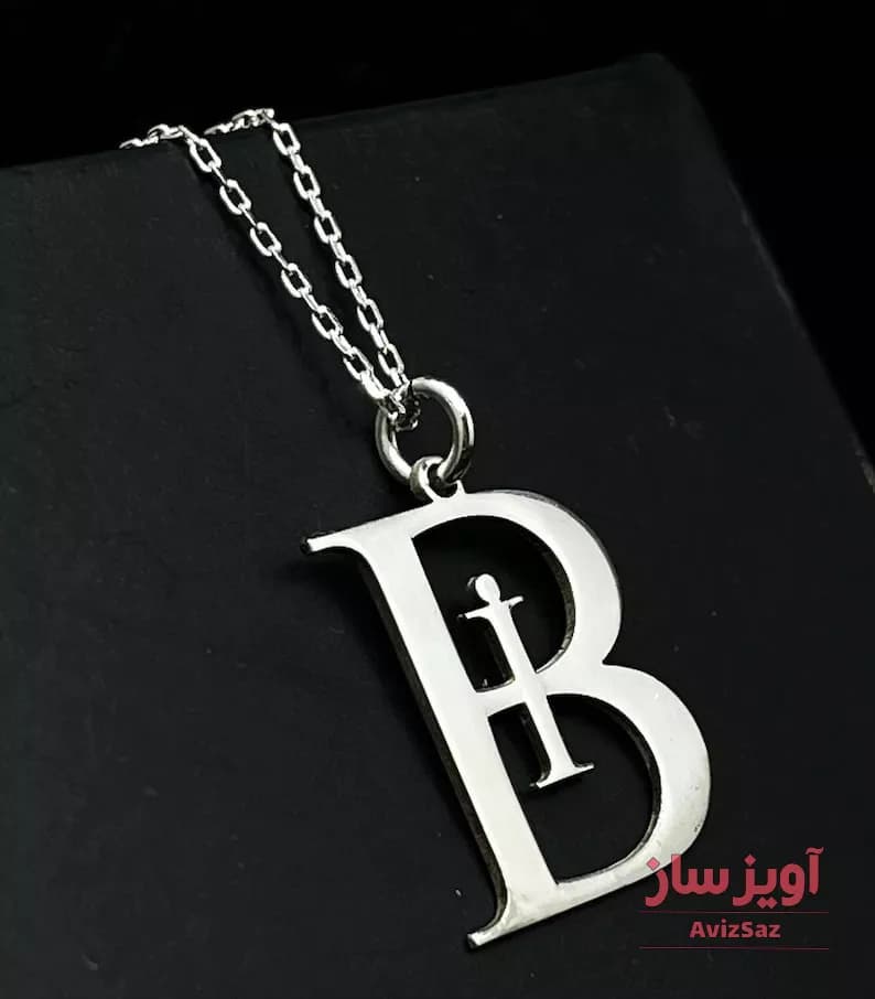 گردنبند حروف B وI کد 102173