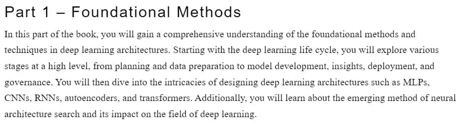 کتاب The Deep Learning Architect’s Handbook — تصویر ۲