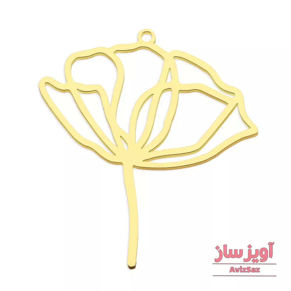 گردنبند گل شقایق کد 102146