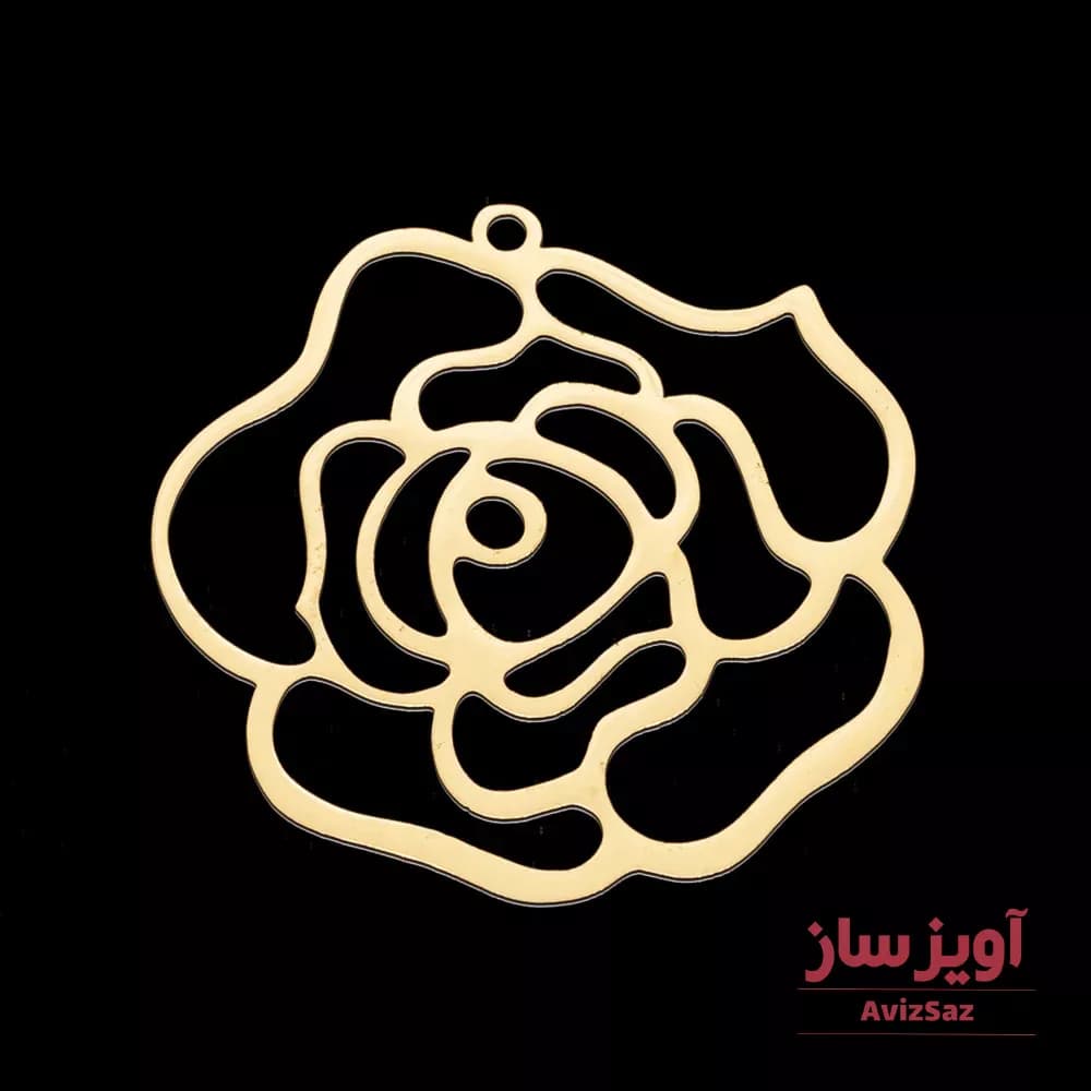 گردنبند گل رز کد 102143