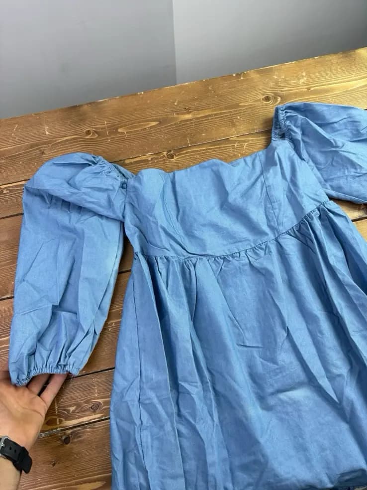 پیراهن عروسکی جین کاغذی — تصویر ۲
