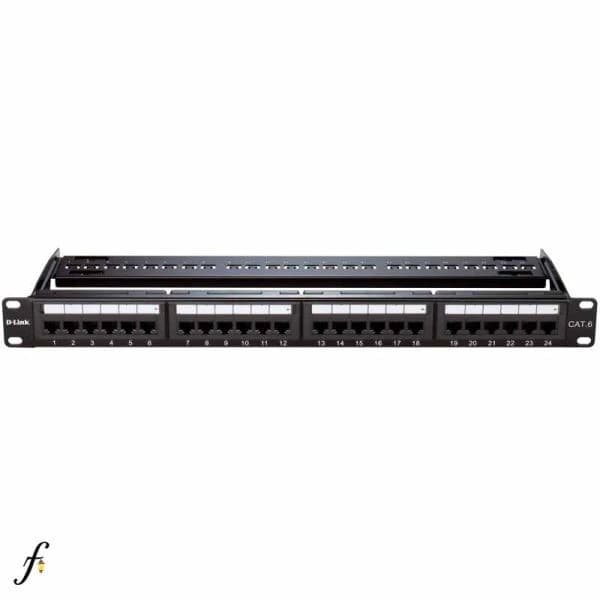 پچ پنل لود 24 پورت Cat6 UTP دی-لینکNPP-C61BLK241 — تصویر ۴