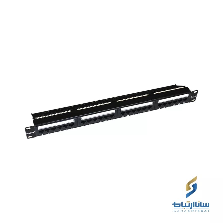 پچ پنل لود 24 پورت Cat6 UTP دی-لینکNPP-C61BLK241 — تصویر ۵