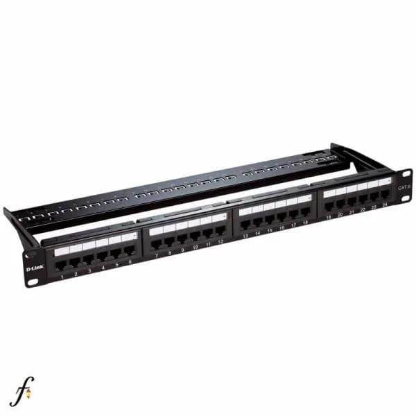 پچ پنل لود 24 پورت Cat6 UTP دی-لینکNPP-C61BLK241 — تصویر ۳