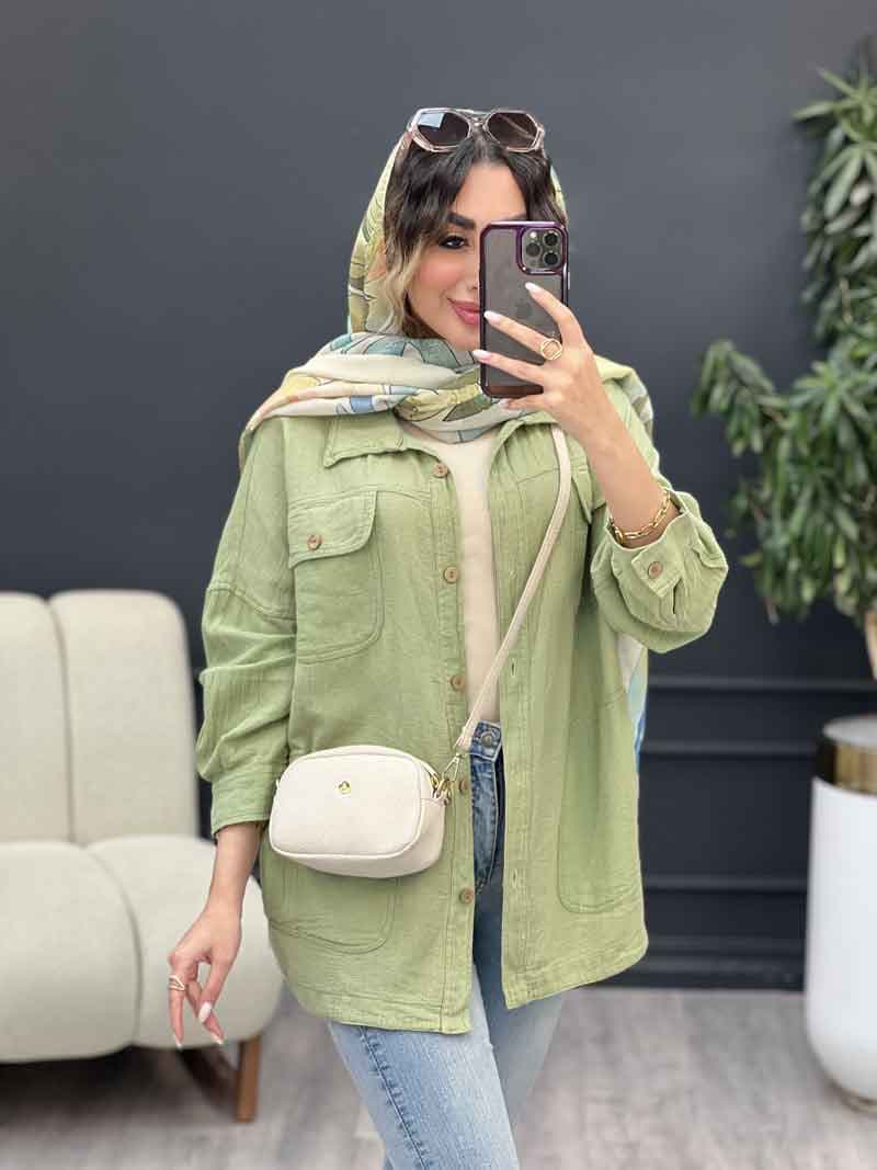 مانتو چهار جیب مهلا کد 5304 — تصویر ۶