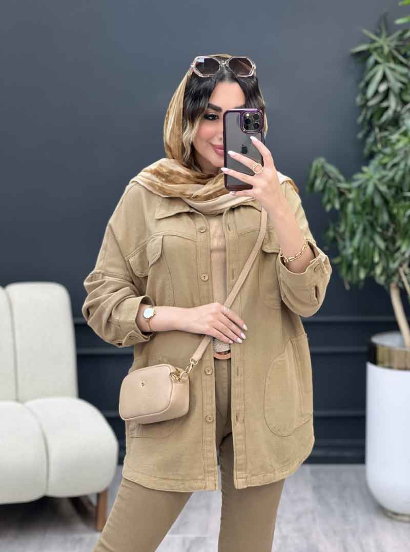 مانتو چهار جیب مهلا کد 5304 — تصویر ۷