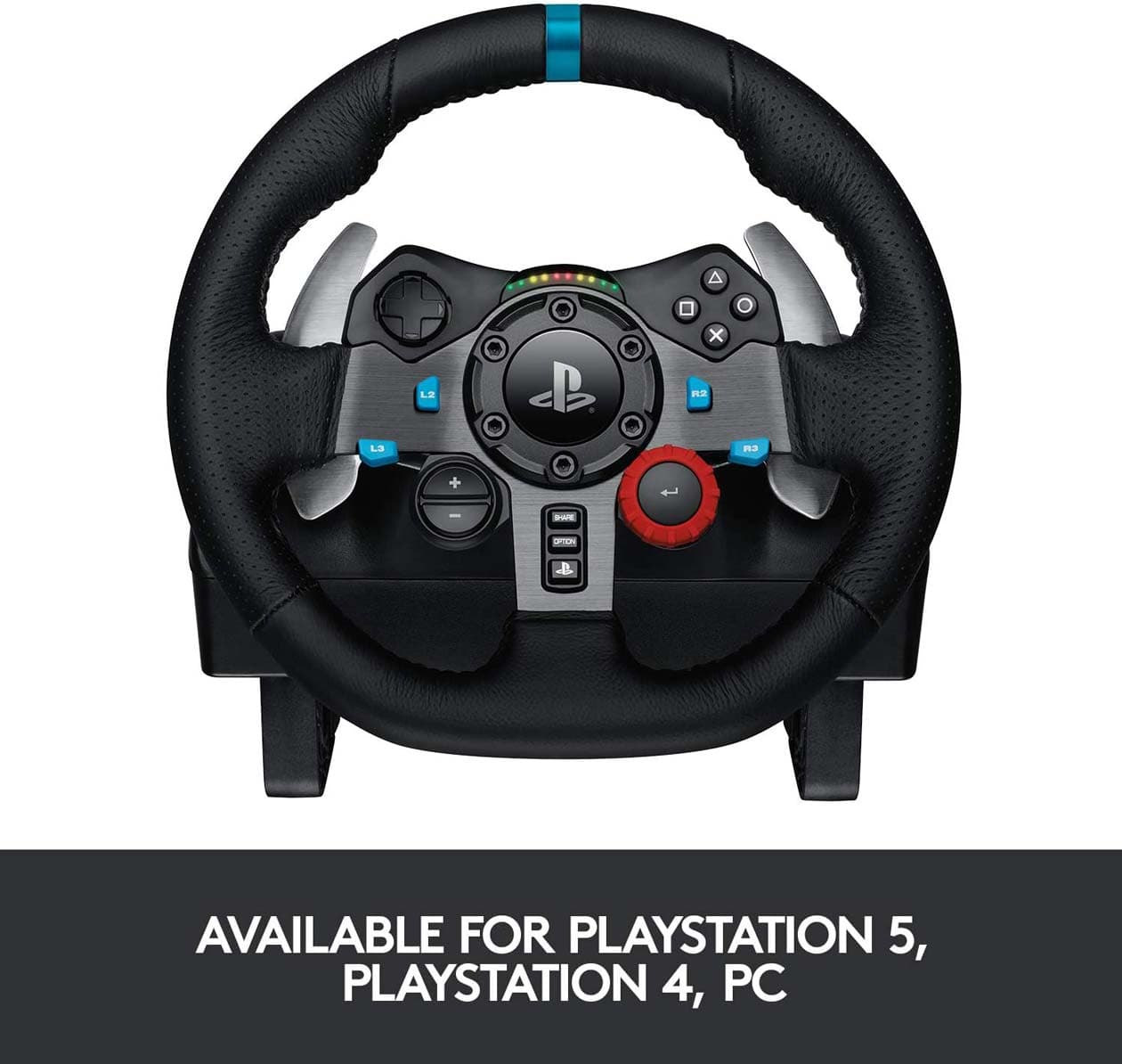 فرمان بازی Logitech G29 Racing Wheel and Pedals,PS3, PS4 , PS5 — تصویر ۳
