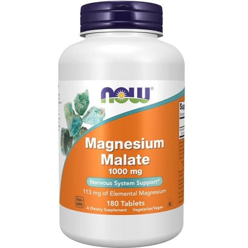 قرص منیزیم مالات ناو NOW Magnesium Malate 1000mg