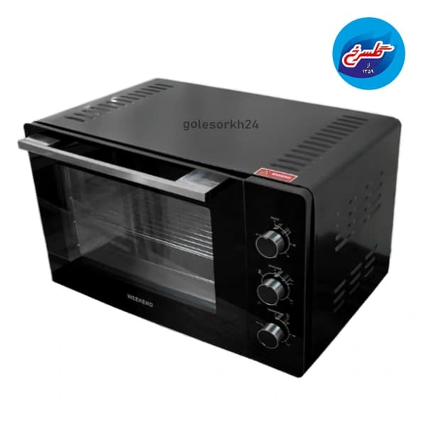 آون توستر ویکند مشکی مدل WK-2520B — تصویر ۴