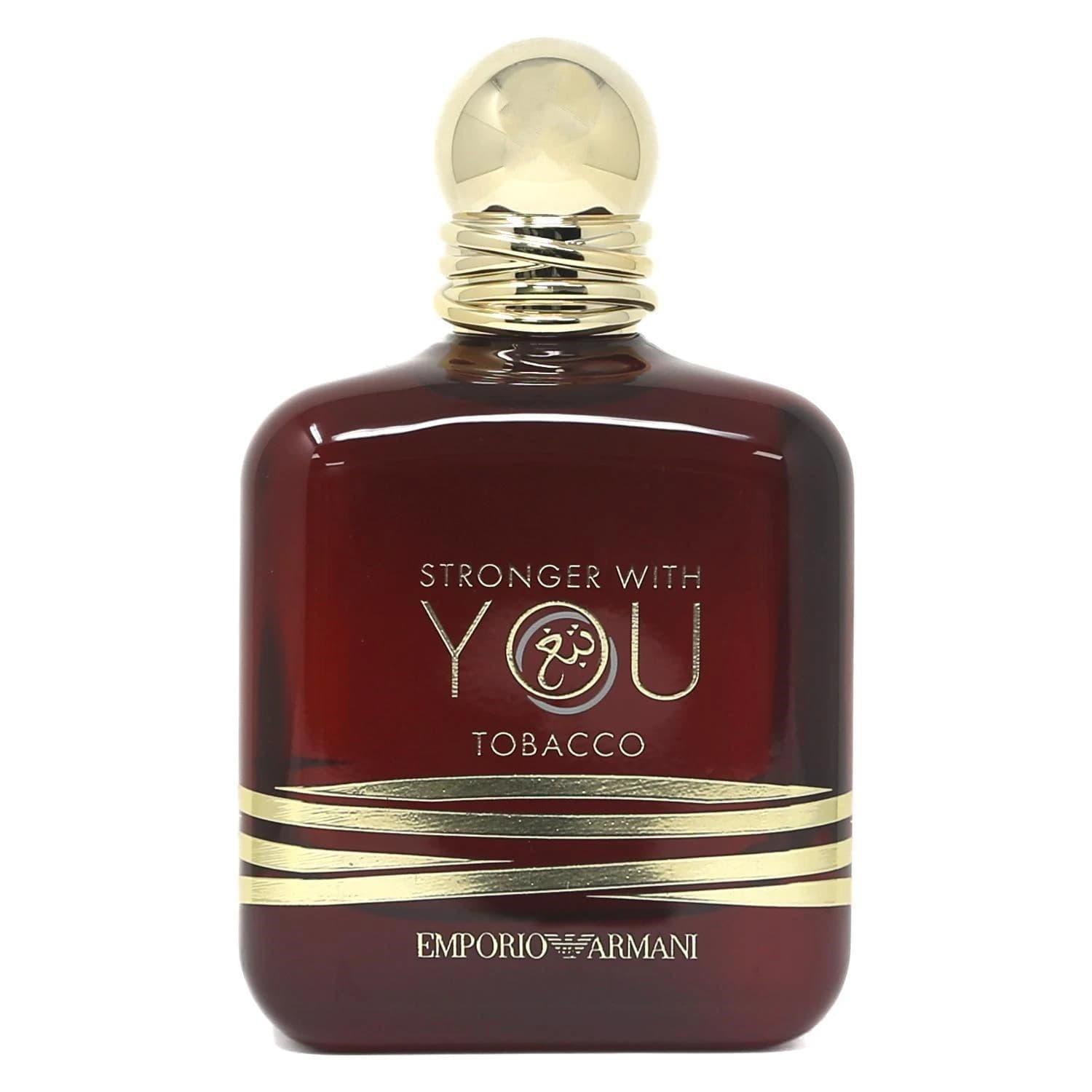 عطر ادکلن جیورجیو آرمانی استرانگر ویت یو توباکو مردانه Armani Stronger With You Tobacco درجه ۱ سوئیس